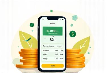 Graphic showing a smartphone with a prepaid energy app interface, money, and a lightning bolt symbol.